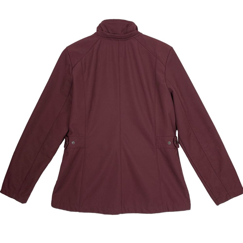 Zeroxposur Womens Water Resistant Warm Rain Jacket Plum Womens Medium Soft Shell - Picture 2 of 15